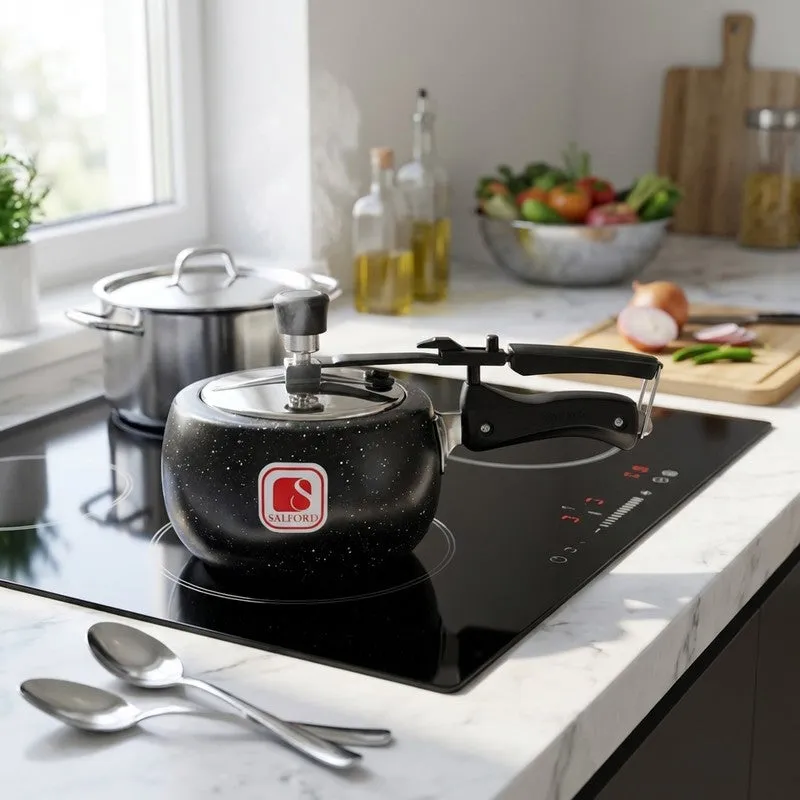 Salford Ceramic Coated Pressure Cooker (Black) - 2000 mL media 1