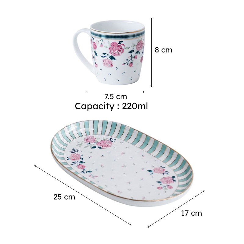 Magique by The Wishing Chair Portrait of Rose Celebrations Mugs & Platter With Giftbox - Five Piece Set media 9