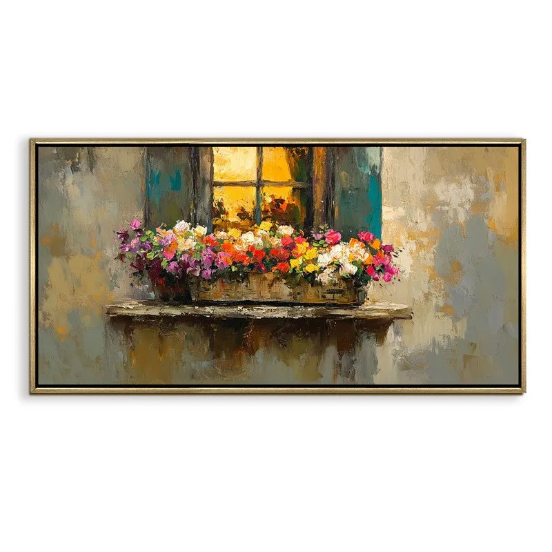 Window of Grace Canvas Wall Painting With Frame media 3