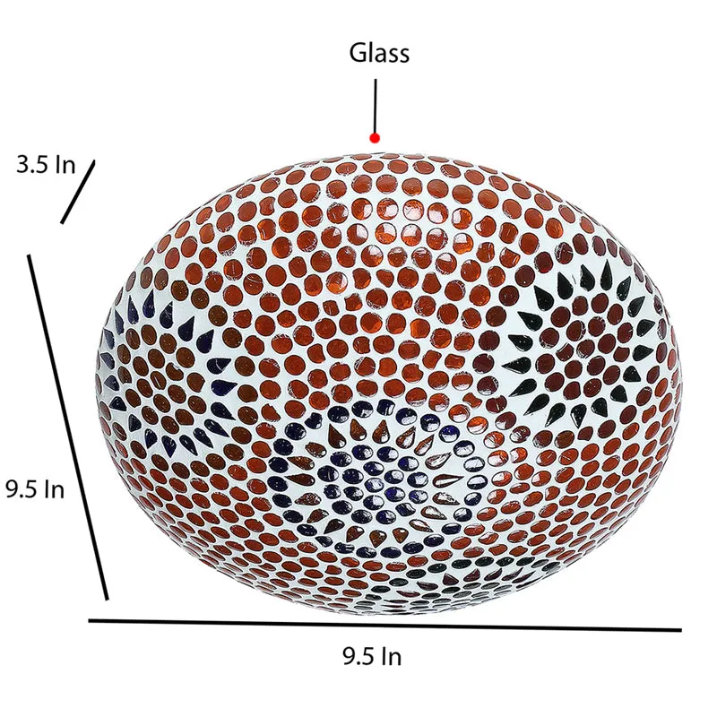 Lucen Flush Mount Glass Ceiling Lamp media 7