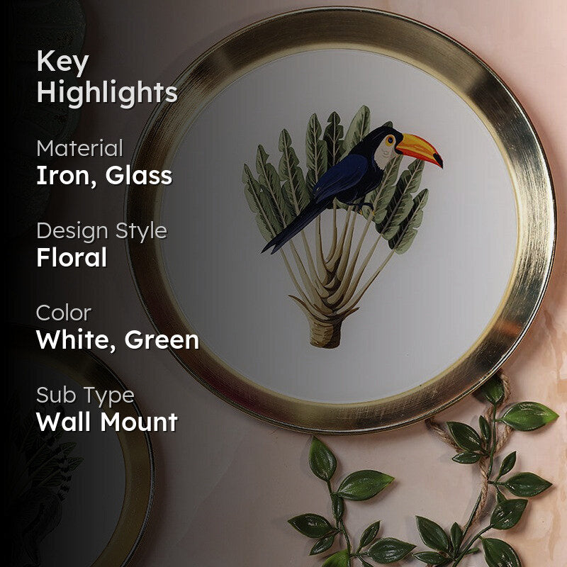 Verdantia Flora Enamel Wall Plate media 2