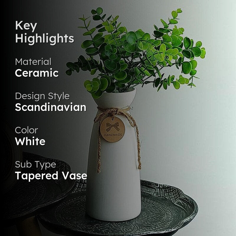 Moha White Vase media 2