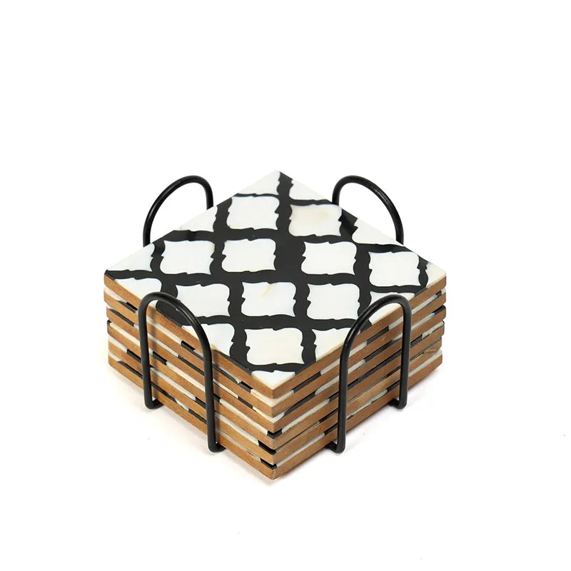 Eshara MDF Coaster - Seven Piece Set media 3