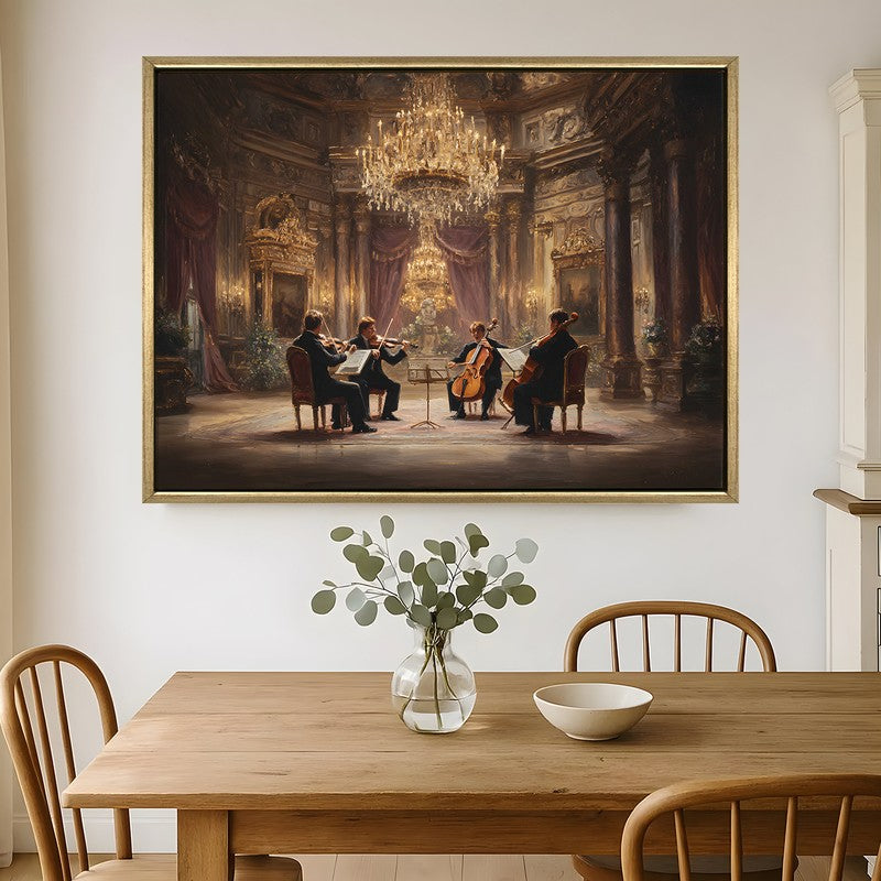 Royal Chamber Canvas Wall Painting With Frame