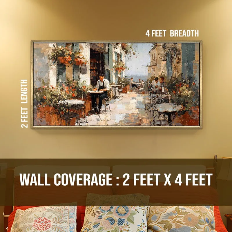 Vintage Europe Bistro Street Wall Art media 8