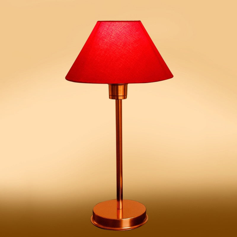 Kavira Klyo Metal Table Lamp - Red media 6