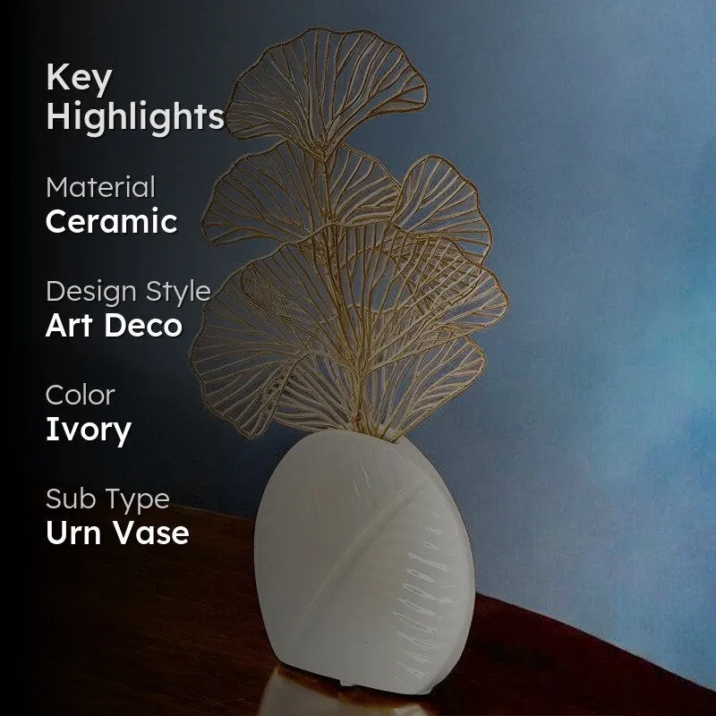 Leaf Legacy Ceramic Vase media 2