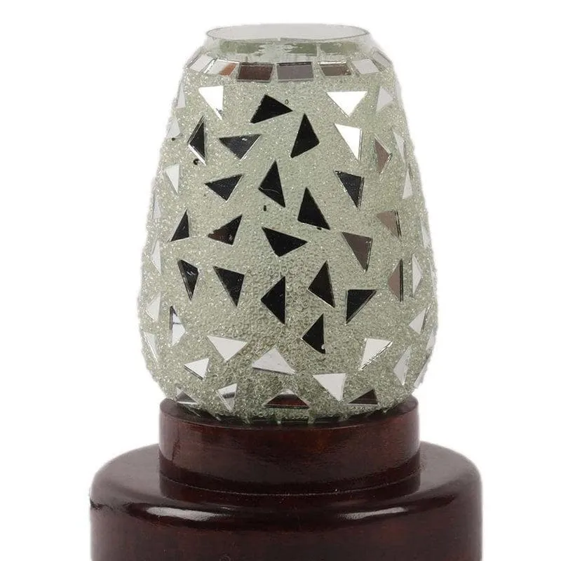 Shooting Star Glass Table Lamp - Silver,Black media 4