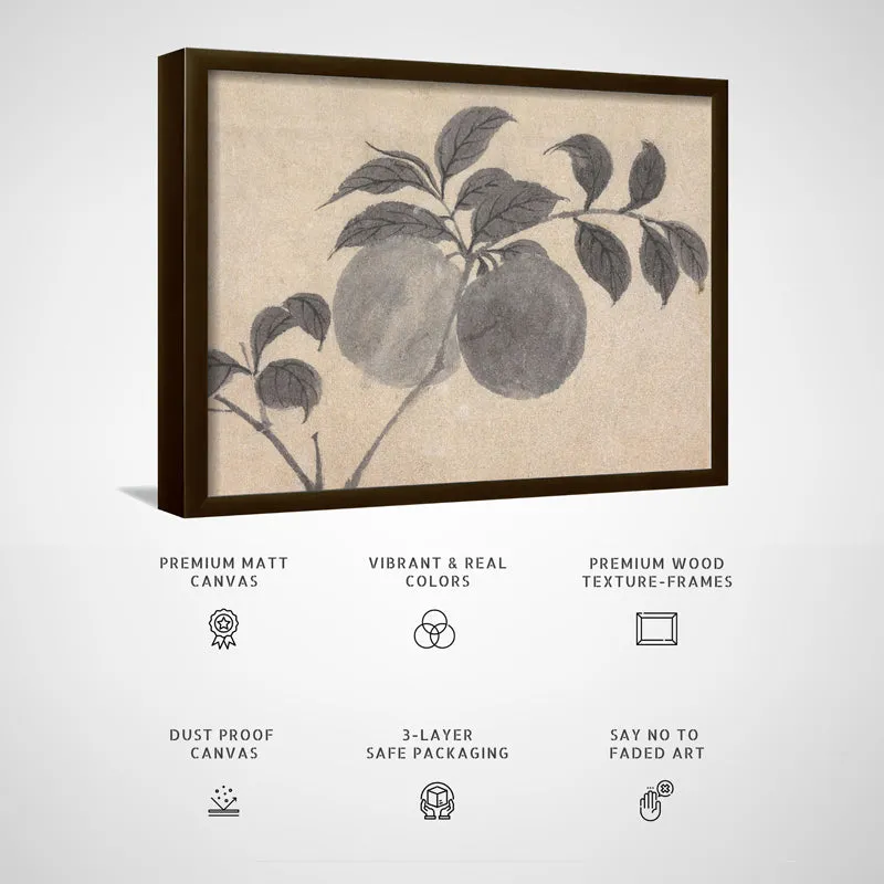 Fruitful Dreams Wood Wall Art With Frame - Black media 5