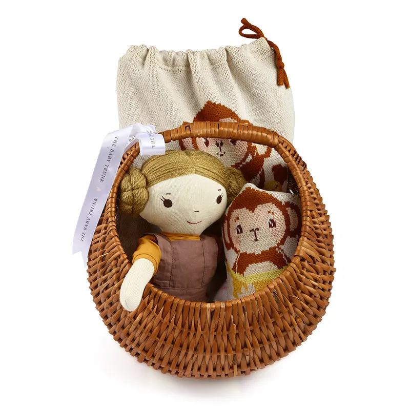 Monkey Around Baby Gift Basket - Four Piece Set media 3