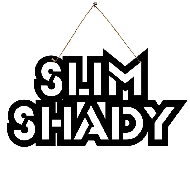 Slim Shady Mild Steel Wall Accent media 3