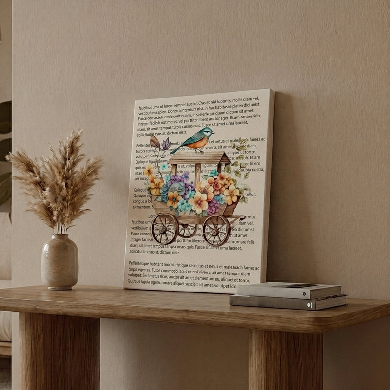 Vintage Floretta Wall Painting