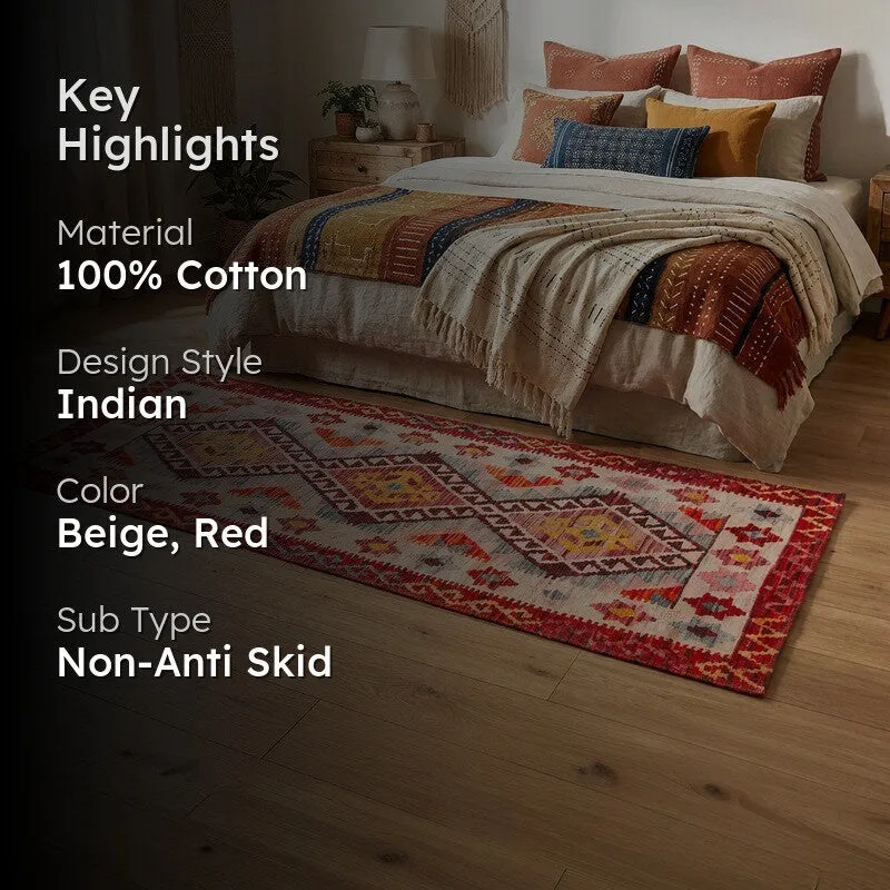 Pattern Play Cotton Hand Woven Runner Rug media 2