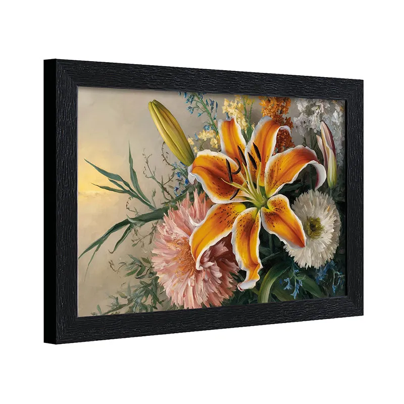 Oriental Lily Wall Painting media 6