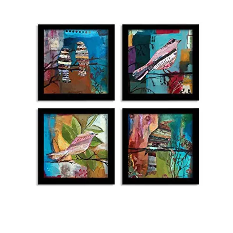Birds All Over Wall Art - Set Of Four media 3