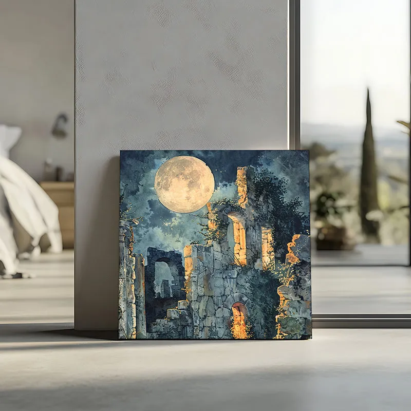Ruins Of Past Canvas Wall Art media 5