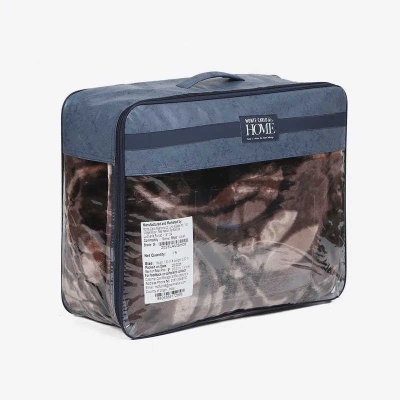 Monte Carlo Velvet Vignette Blanket - 895 GSM media 7