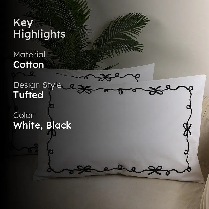 Vines & Bows Pillow Cover - Set Of Two media 2