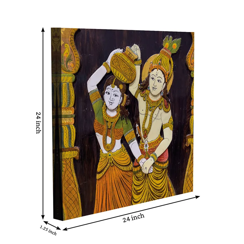 Radhe - Krishna Canvas Wall Art media 8
