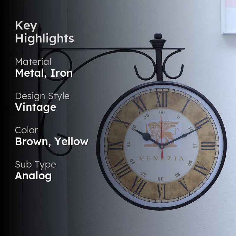 Time Wanderer Iron Wall Clock media 2