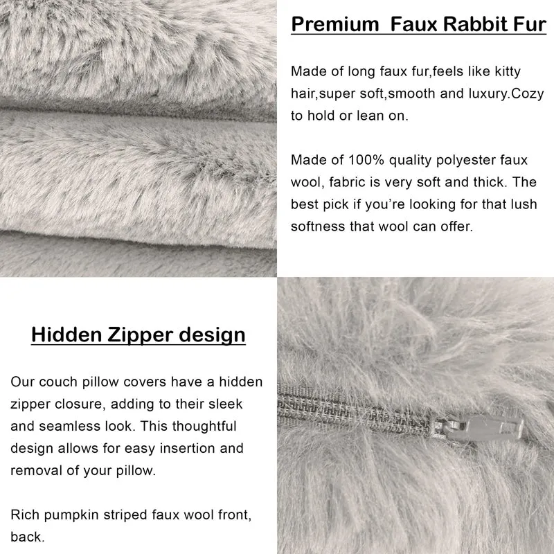 Stripe Luxe Cushion Cover Set (Off (White) - Set Of Two media 6