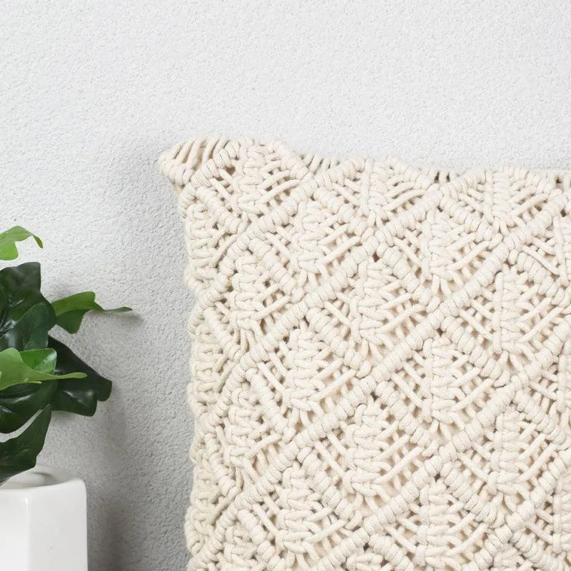 Quva Macrame Cushion Cover media 3