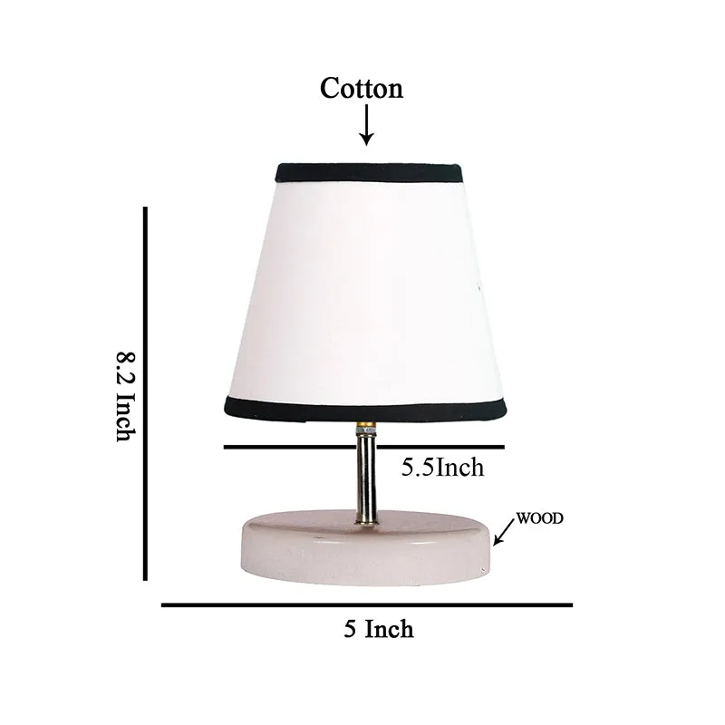 Vero Fabric Table Lamp - White,Black media 5