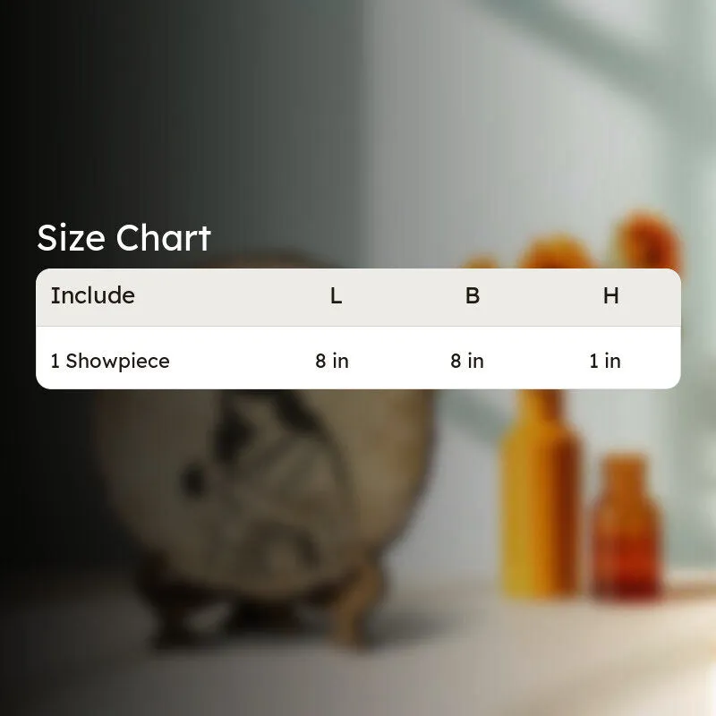 Little Moments, Big Memories Wood Showpiece - Round media 7