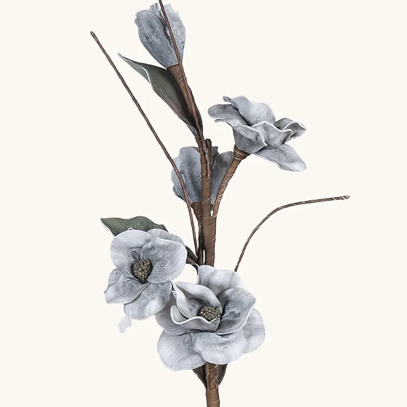 Moonkissed Magnolia Artificial Flower Without Vase - Lilac media 4