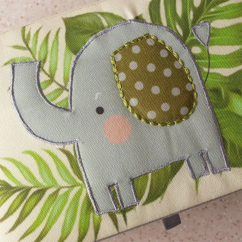 Elleie Elephant Collection Fabric Storage Organizer Box media 4