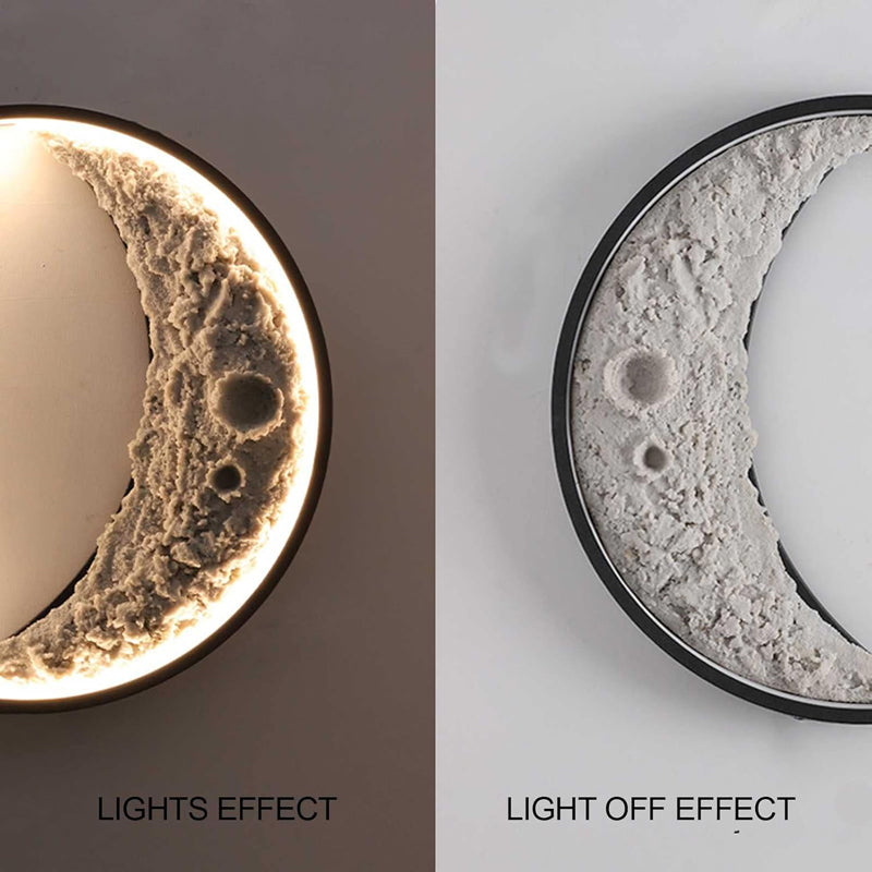 Mooncast Resin & Aluminium Wall Lamp media 6