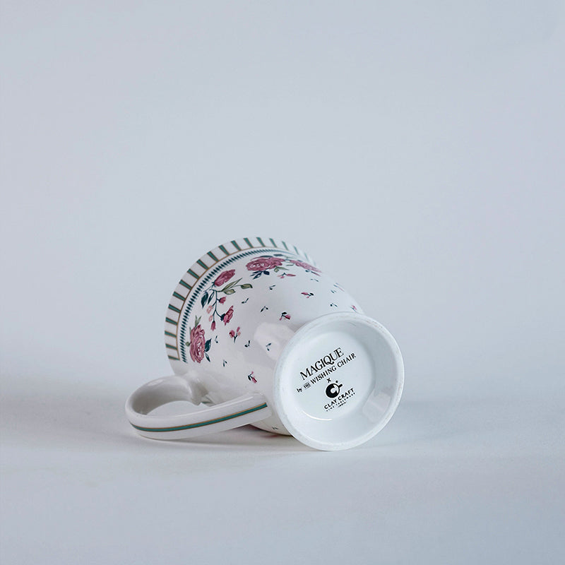 Magique: Portrait of a Rose Bone China Coffee Mug - 250 mL media 7