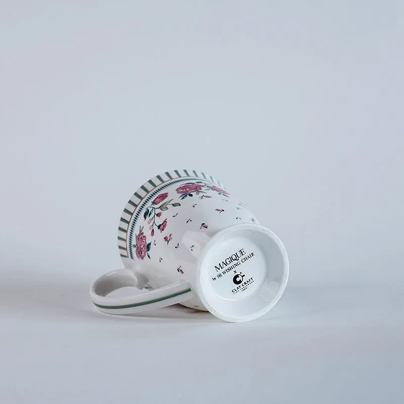 Magique: Portrait of a Rose Bone China Coffee Mug - 250 mL media 7