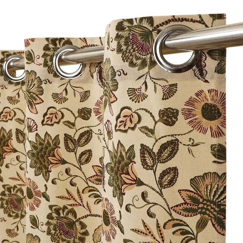 Meadow Bloom Cotton Curtain media 6