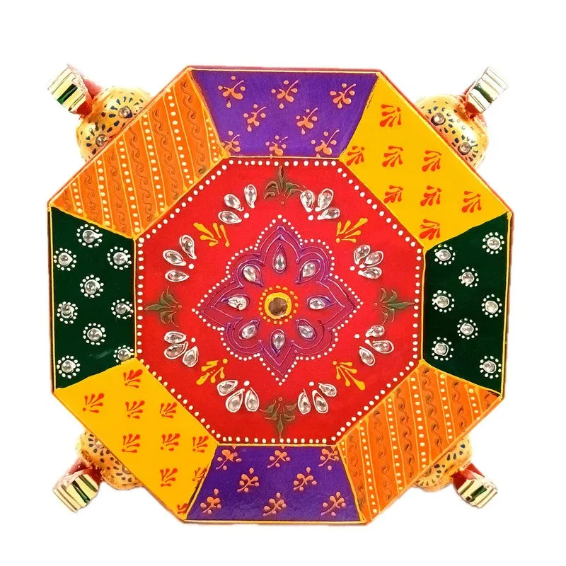 Wooden Elephant Kundan Heritage Jewel Box media 8