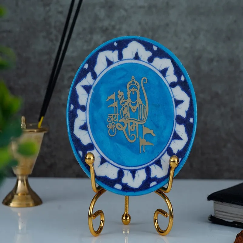 Jai Shree Ram Handcrafted Ceramic Showpiece media 5