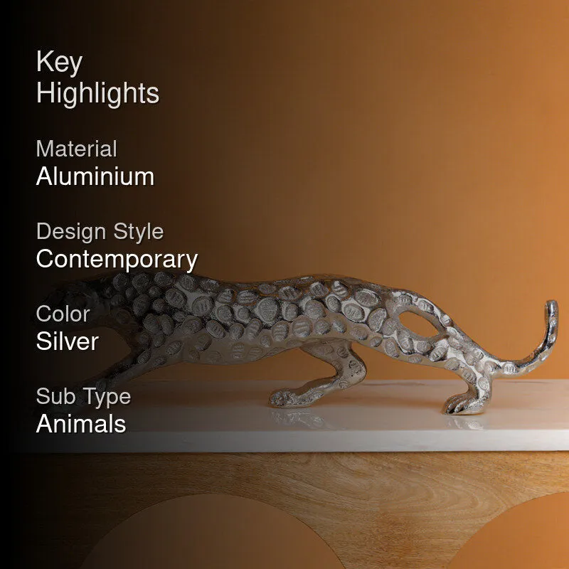 Spotted Leap Leopard Showpiece media 2
