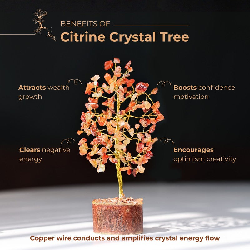 Energizing Carnelian Gemstone Tree Decorative Showpiece media 8