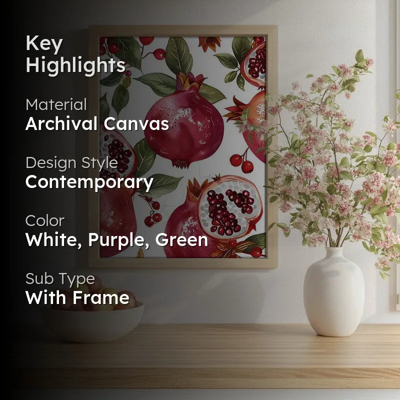 PomegranateFarm Archival Canvas Wall Art - Brown media 2