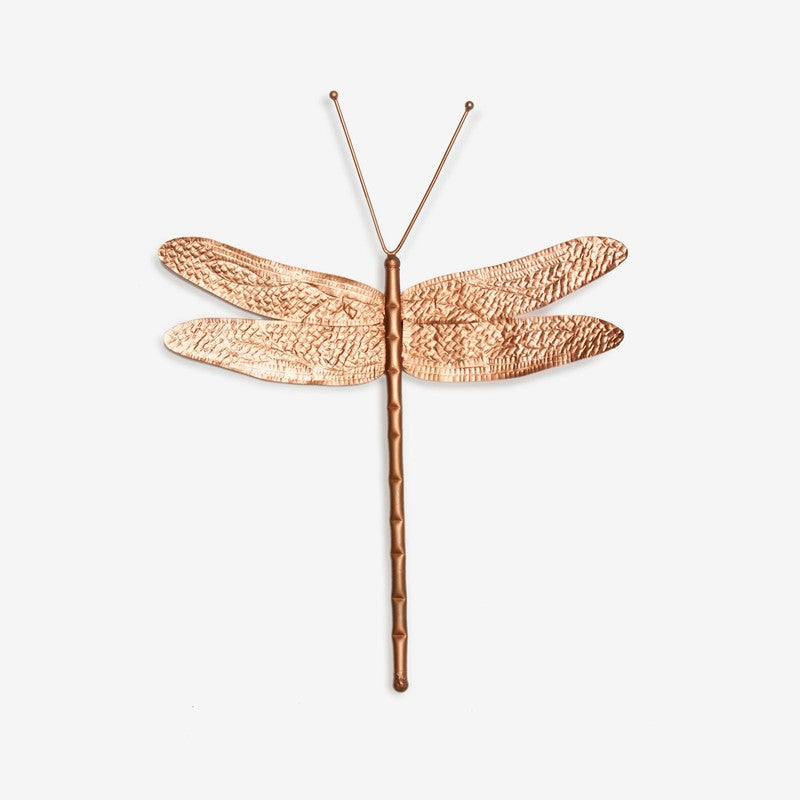 Orange Tree Dragonfly Steel Wall Decor Copper media 4
