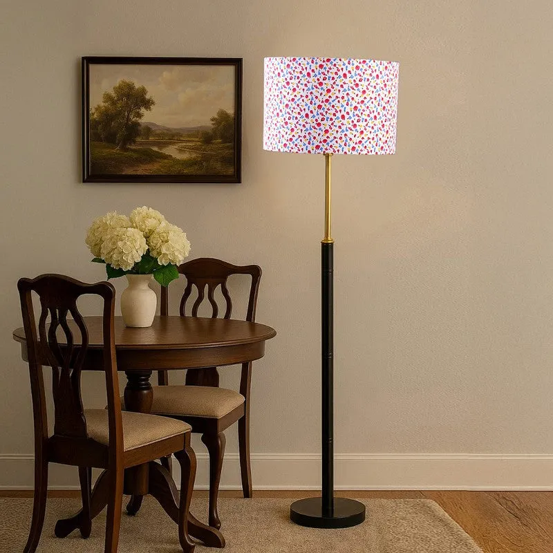 Retro Shine Wooden Floor Lamp - Multicolor media 4