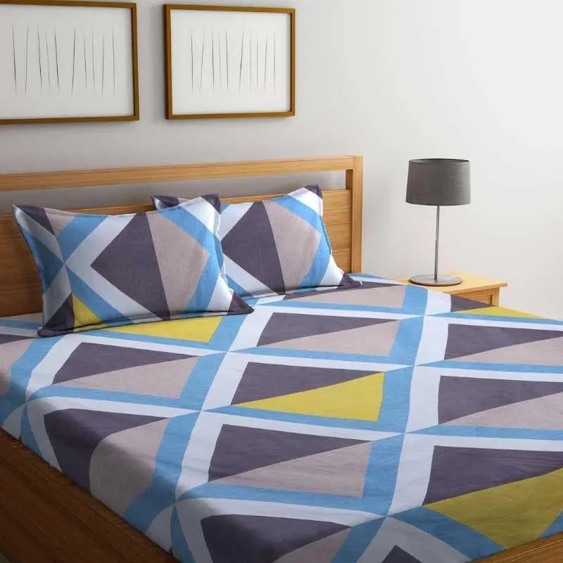 Alida Printed Microfiber Bedsheet - 130 GSM media 1