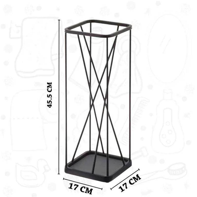 Urban Catch Metal Umbrella Stand - Black media 6