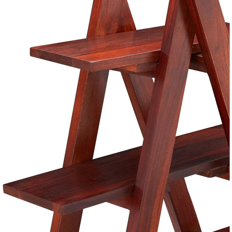 Uverox Sheesham Wooden Rack - Brown media 7