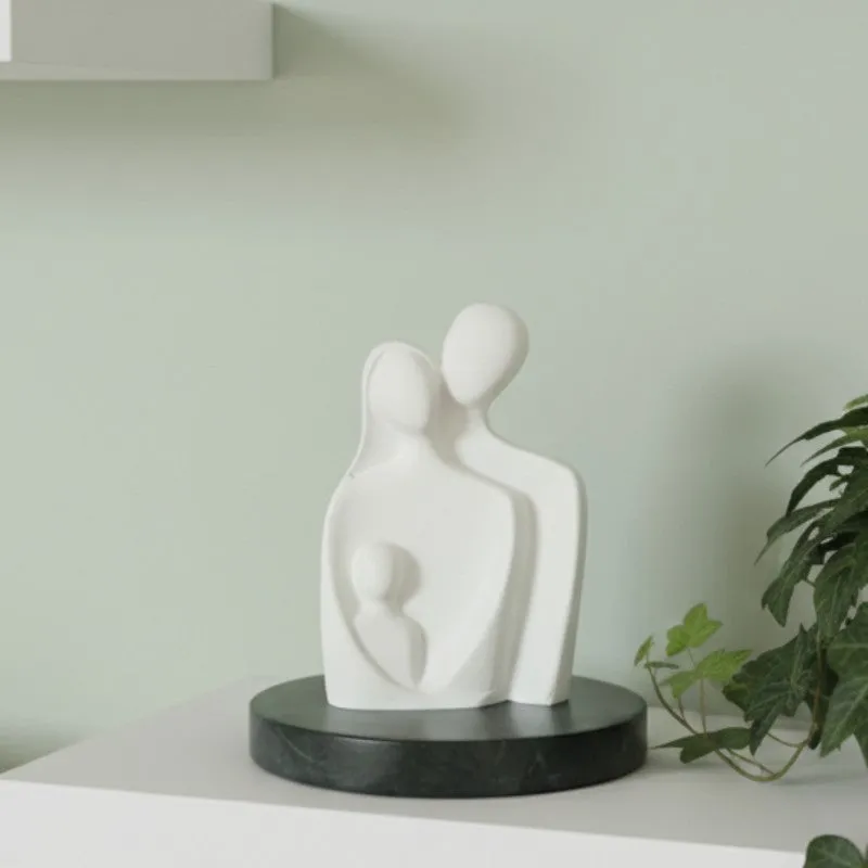 Abstract Family Resin Showpiece - White media 3