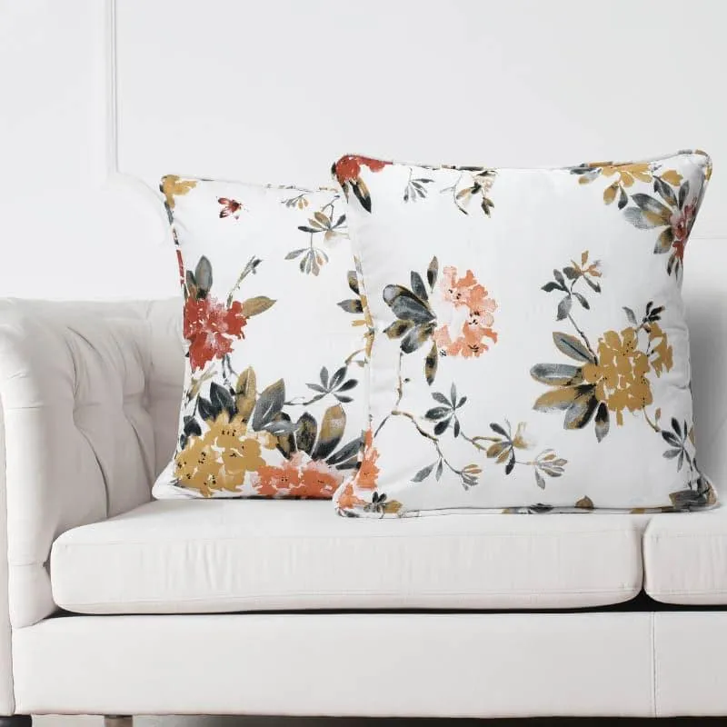 Swayam Floral Plush Cushion Cover - Set Of Two media 2