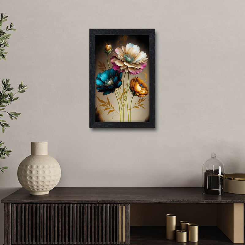 Aurum Fleur Relief Wall Painting