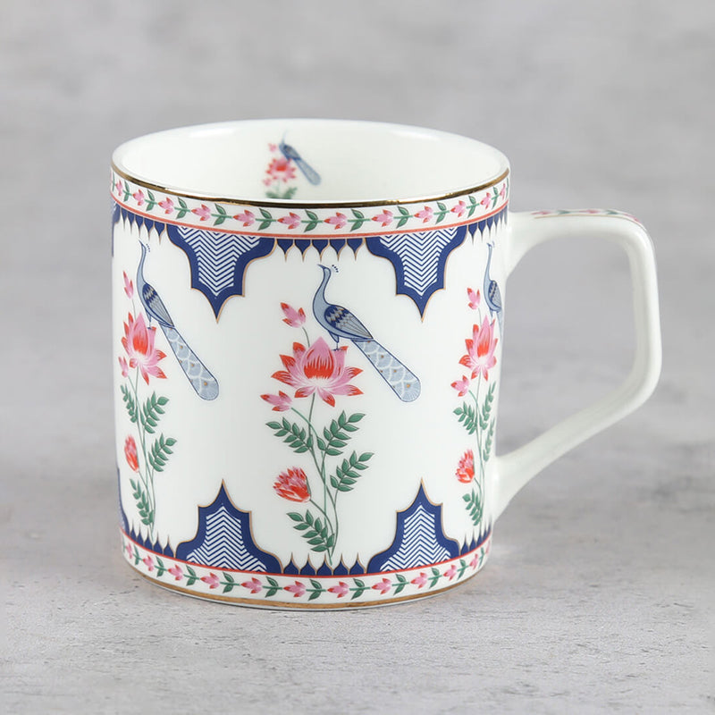 India Circus Bone China Tea Cup (250 mL Each) -  Set of Six media 4