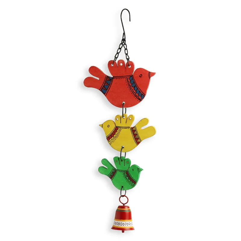 Chidiya Chill Handpainted Wind Chime media 5