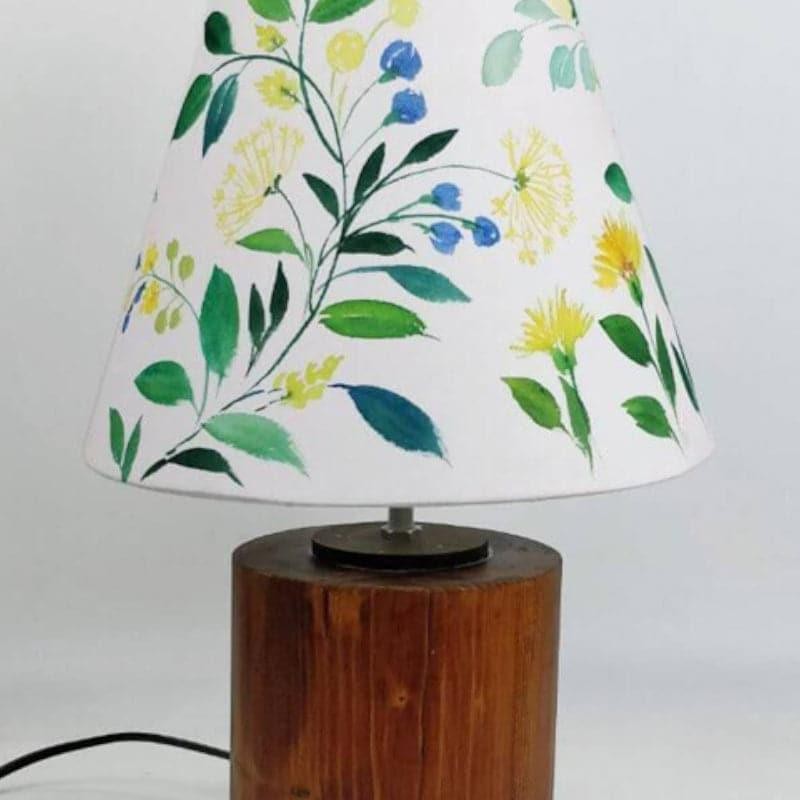 Neju Bloom Handpainted Fabric Table Lamp - Multicolor image 5